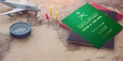 الجواز السعودي كم دولة بدون فيزا وترتيبه لعام