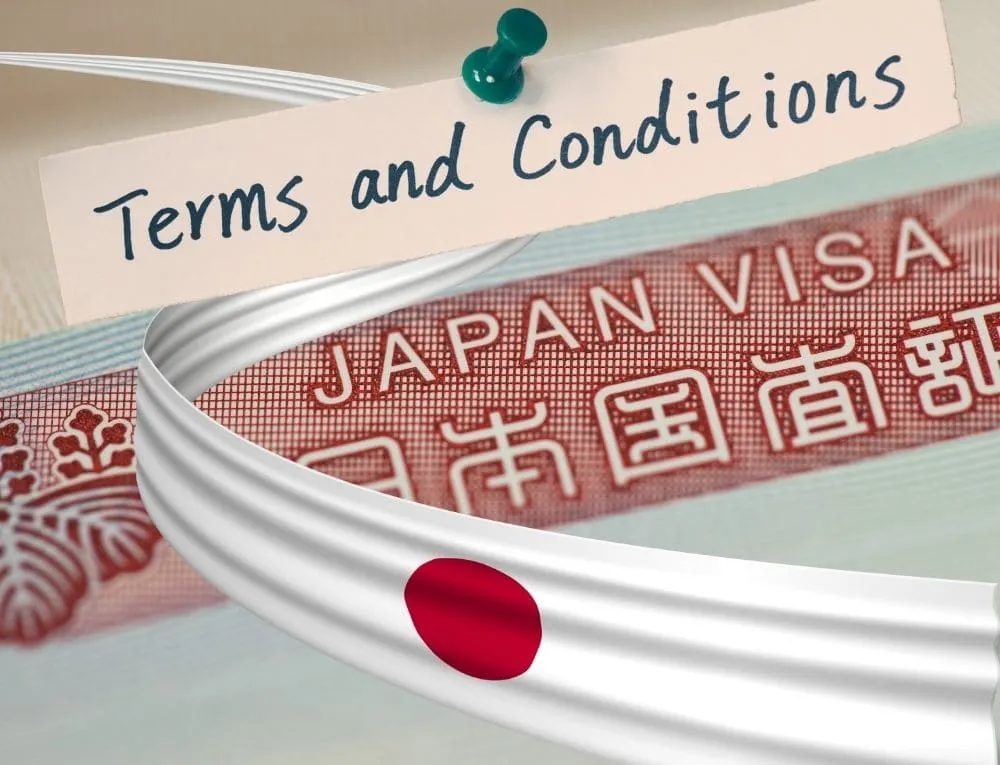 شروط الحصول على التأشيرة اليابانية شروط الحصول على التأشيرة اليابانية
