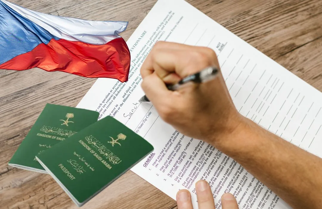 تعبئة استمارة التأشيرة