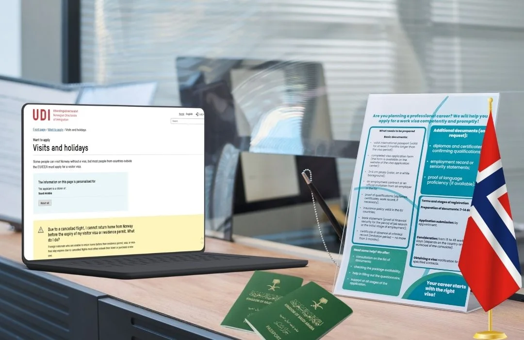 طريقة استخراج فيزا النرويج للسعوديين