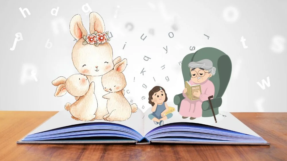 قصص اطفال مكتوبة قصيرة للتعلم قصة الأرنب وأمه