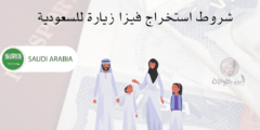 شروط استخراج فيزا زيارة للسعودية وتمديدها