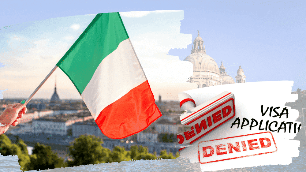 أسباب رفض فيزا إيطاليا