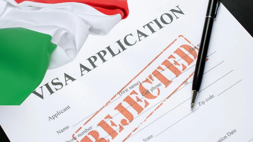 رفض تأشيرة إيطاليا