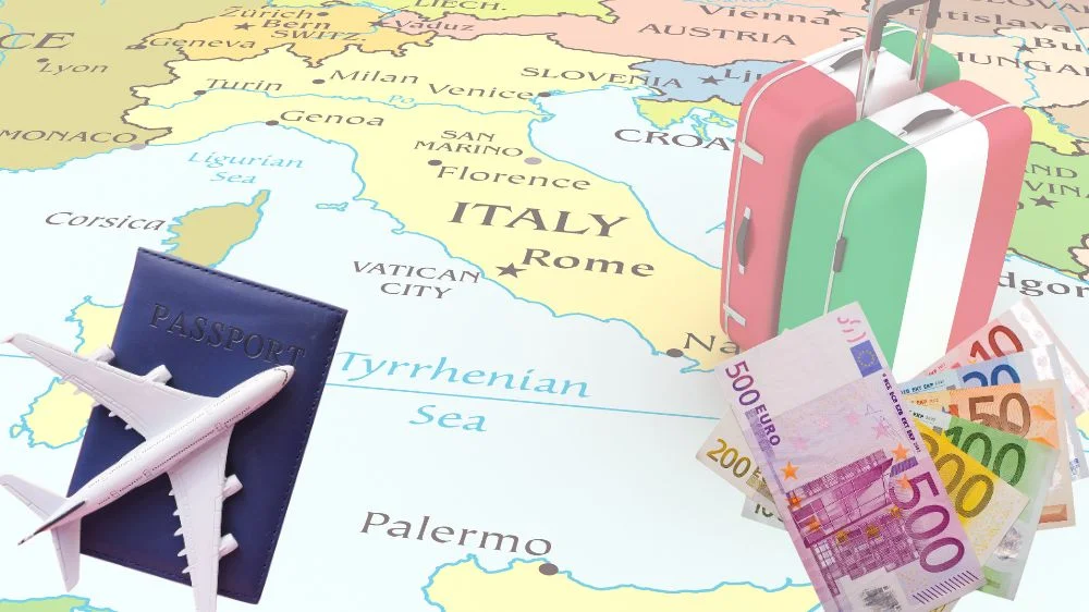 تكلفة السفر الى ايطاليا