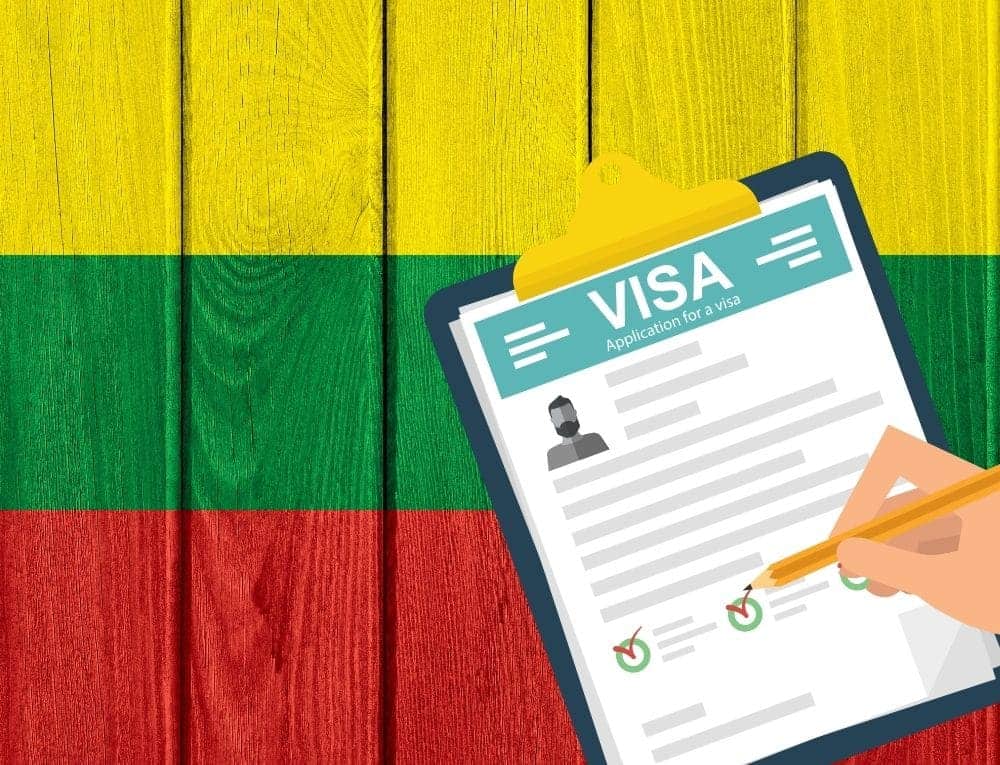 استمارة طلب فيزا ليتوانيا استمارة طلب فيزا ليتوانيا