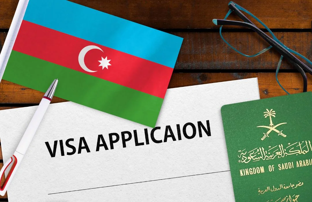 تأشيرة اذربيجان الورقية من السفارة
